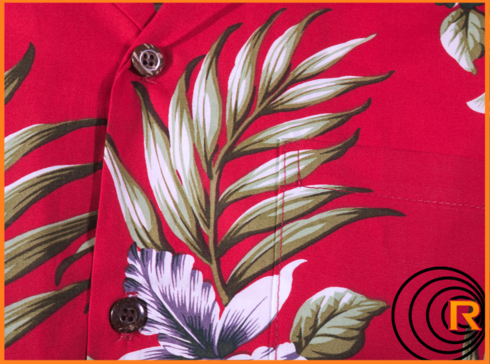 Original Hawaiihemd -Hibiscus Red-