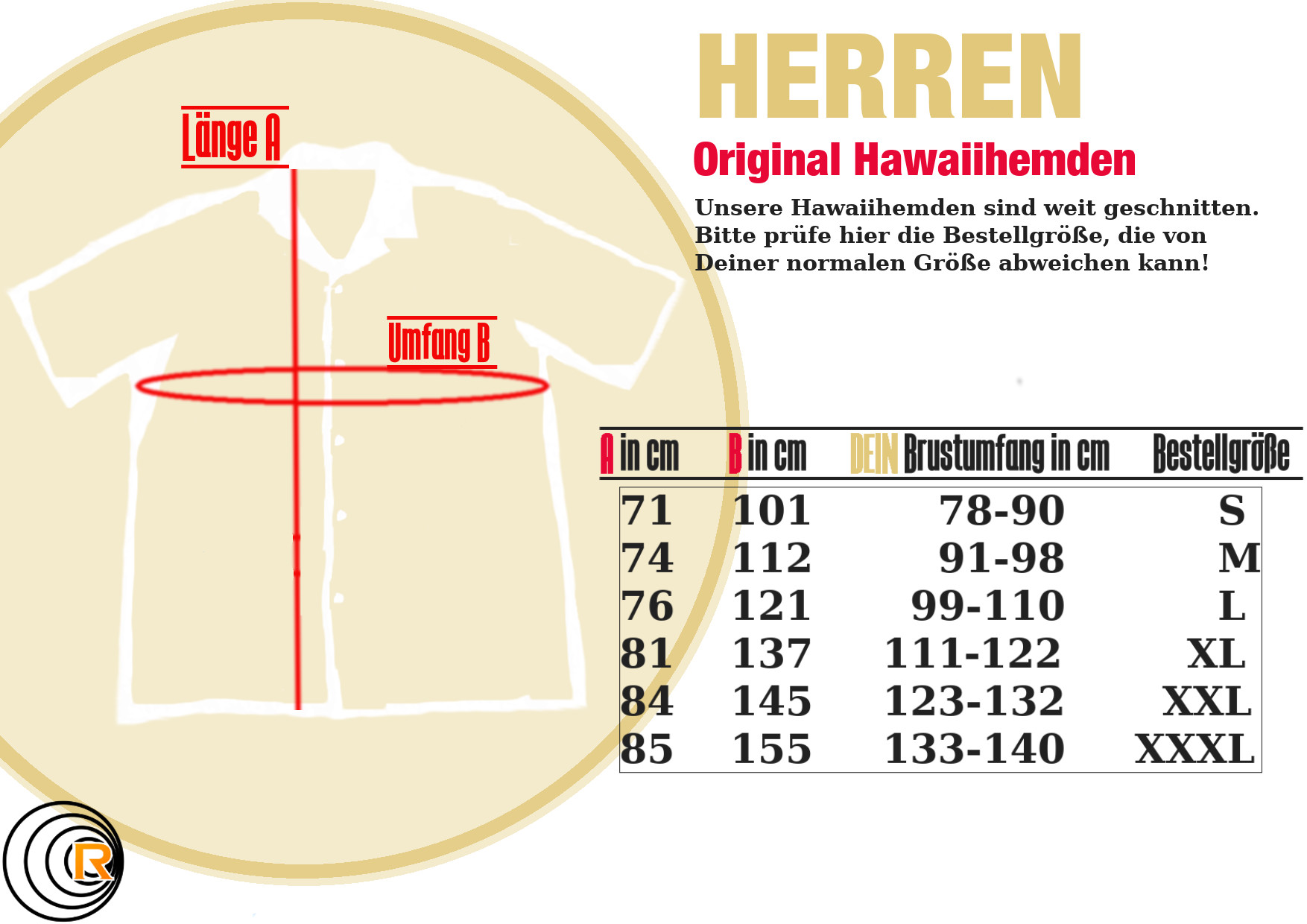 Original Hawaiihemd -Poly Power-